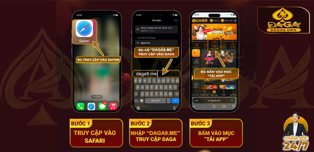 Tải App DAGA - Hướng Dẫn Cách Tải App DAGA Về Điện Thoại 9 Hướng Dẫn Chi Tiết Cách Tải App Daga về điện thoại IOS và Android